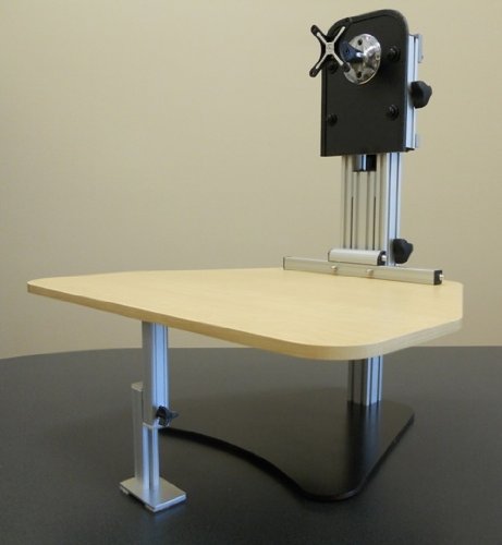 The Kangaroo Pro - Adjustable Height Sit-to-Stand Workstation with Single Monitor Mount