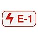 Brady  105639 1 1/2" Height x 3" Width, 1.5 inches   Plastic (B-401), Red on White Energy Source Tags (5 Tags)
