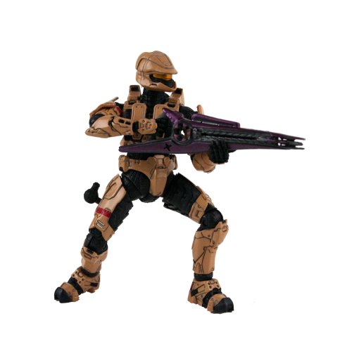 Childrens Toyshop  Third Party New : Halo 3 Series 2 Tan Spartan Soldier Scout