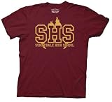 Buffy the Vampire Slayer SHS Sunnydale High School Maroon Adult T-shirt Tee. XX-Large