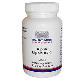 Healthy Aging Nutraceuticals Alpha Lipoic Acid 100 Mg 120  Veg Capsule