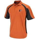 MLB Baltimore Orioles Season Pass Polo Shirt, Orange/Black