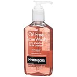 Neutrogena Oil-Free Acne Wash Facial Cleanser, Pink Grapefruit, 6 Ounce