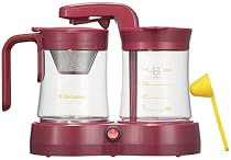 Electrolux コーヒー&ティーメーカー 【1~4杯用】 チョコレートレッド ECM1100