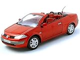 Review Solido RENAULT MEGANE CC / Diecast Model Renault Megane CC 2003 (open) in Metallic Red (1:18 scale)