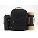Outdoor Living : Brighton Picnic Backpack For Four w/Blanket (Black)
