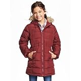 オールドネイビー OLD NAVY/ フロストフリーロングフードジャケット ダークレッド アウターダウンジャケット M【並行輸入】