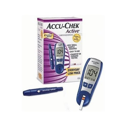 HealthPersonalCare: Accu Chek Active Kit with Monitor   1 Kit