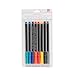 American Crafts Brush Markers Pack - Calligraphy and Lettering Tools - 8 Pieces, Assorted Colors
