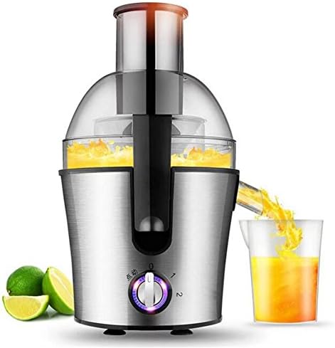 XIANGJUN household electric juicer mini baby large-caliber automatic fruit juice machine electric fried juice machine (Silver)