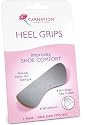 Carnation Heel Grips Improves Shoe Comfort Reduced Friction And Slipping - 1 Pair One Size Fits All