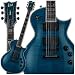 Musical Instruments : EC1000 Flame Top Electric Guitar (See Thru Blue with EMGs)