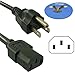 HQRP 10ft AC Power Cord for Voodoo Labs Pedal Power, Mains Cable Plus HQRP Coaster