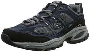 Skechers Sport Men's Vigor 2.0 Trait Memory Foam Sneaker,Navy/Gray,9.5 XW US