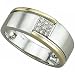 Two Tone Prominent Men's Diamond Ring