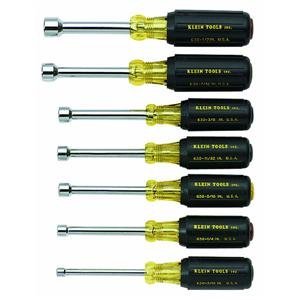 Cover image : Klein 631 7-Piece Cushion-Grip Nut-Driver Set 3-Inch Shanks