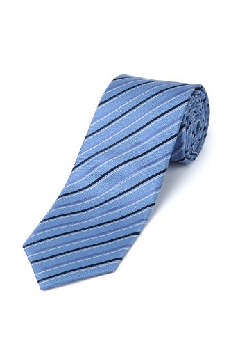ESPRIT Collection Herren Krawatte, gestreift C33506, Gr. one size, Blau (business blue 437 Preisvergleich