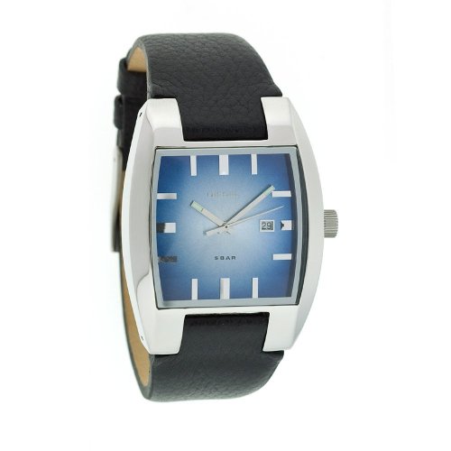 Diesel DZ1195 Gents Analogue Black Leather Strap Watch Image of Diesel DZ1195 Gents Analogue Black Leather Strap Watch