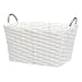 CreativeWare Medium Storage Basket, White