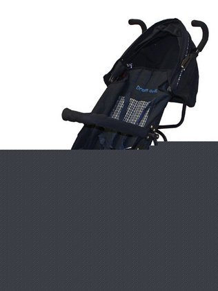Dream On Me Stroller with Ultra High fashion large hood, Marine