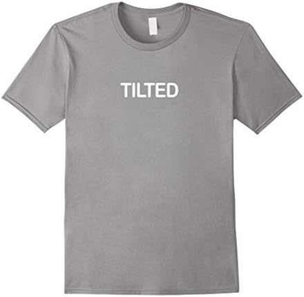 Men's tilted shirt league t-shirt for plebs who tilt in game tee Medium Slate