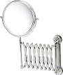 Danielle Wall Mounted Chrome Extending Mirror