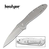 Kershaw Silver Leek Folding Knife Plain