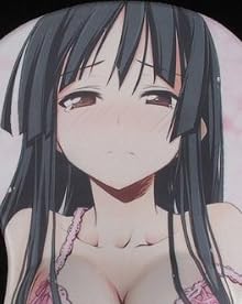 BM146 ☆激安☆☆珍品☆『けいおん!』 (K-ON!) 秋山 澪（あきやま みお）立体マウスパッド