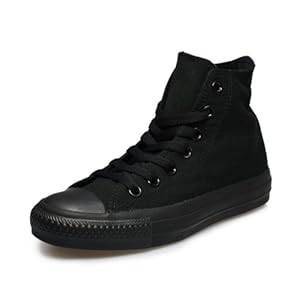 Converse Hi Black Monochrome Unisex Canvas Ankle Trainers M3310-9