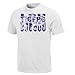 NCAA LSU Tigers Double Dribble Basic T-Shirt, White