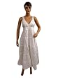 White Hot & Sexy Bohemian Style Sundress Maxi Dress for Womens