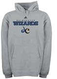 Washington Wizards Grey adidas True Fleece Hooded Sweatshirt