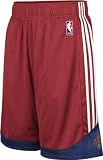 adidas Cleveland Cavaliers Wine Pre-Game Mesh Basketball Shorts (X-Large)