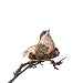Department 56 Birch Bark Bird In Pinecone Nest Ornament