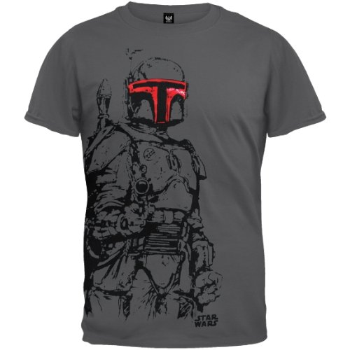  Star Wars - Boba Fett Grey Juvy T-Shirt