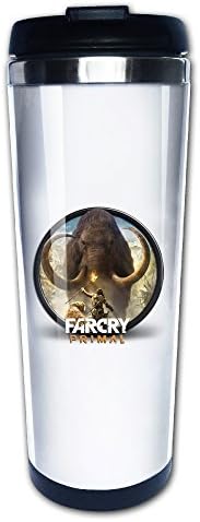 Far Cry Primal Game Mammoth Travel Mugs Coffee Tumbler Cute Cups