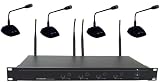 Hisonic 4-Channel UHF Wireless Conference Microphone System, HSU8600