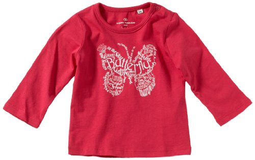 TOM TAILOR Baby - M&auml;dchen Hemd 10227940021/longsleeve butterfly, Gr. 80, Pink (5327) Preisvergleich