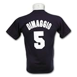 Joe DiMaggio New York Yankees Navy Name and Number Jersey T-Shirt