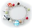 Glass Charm Bracelet