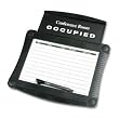 Quartet Conference Room Scheduler, 14.25 x 15.5 Inches, Black (995)