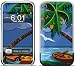 Island Paradise Design Protective Skin Decal Sticker for Apple iPhone (2G)