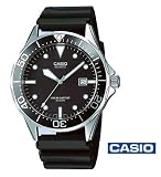 Casio - MTD-1051D-8AVEF - Montre Homme - Quartz Analogique - Dateur - Bracelet Caoutchouc Noir
