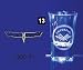 Corvette Engraved Glassware
