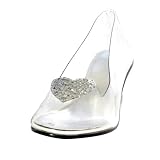 Ariel Clear Adult Costume Shoes