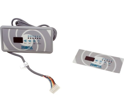 Gecko Spa TSC-18 / K-18 Sm Rec 4-Button LED Single Pump Spa Control Panel BDLTSC18GE1