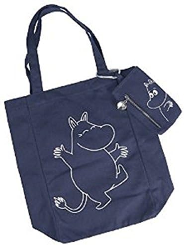 Moomin Valley Moomin Blue Cute Fun Canvas Tote Shopping Shopper Lunch Beach Casual Bag Handbag By Moomin Characters.