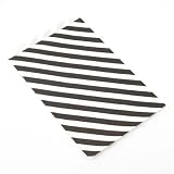 Large Paper Gift Bag - Black Stripe