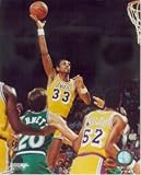 Kareem Abdul Jabbar Los Angeles Lakers 8x10 Photo (Hook Shot vs. Celtics)