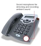 Web Connected Spy Phone 007, with built in recorder, record every calls, listen-in from the web for free